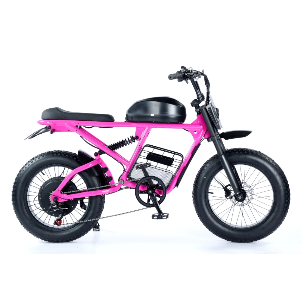 super bicycle 73 fatbike rx mojave 250w 1000w 2000w 3000w 1500w 72v 48v 13A 23A duel battery electric fat e tire bike ebike