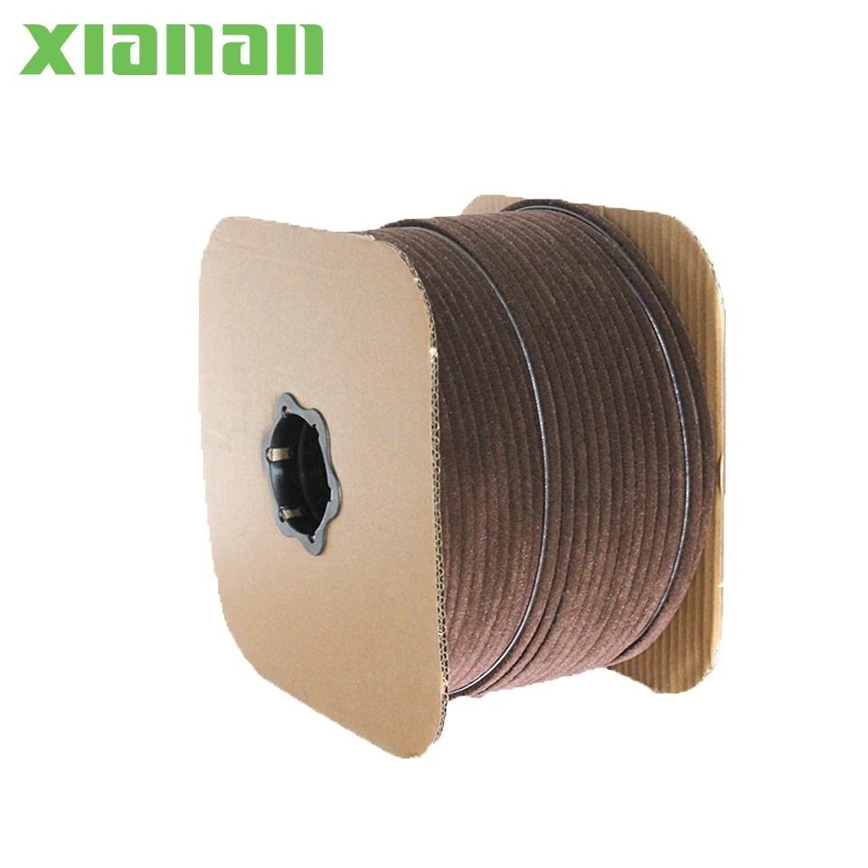 Gray Wood Door Seal with PVC Fin in the Middle Low Price Weather Stripping Door Seal Strip weather strip