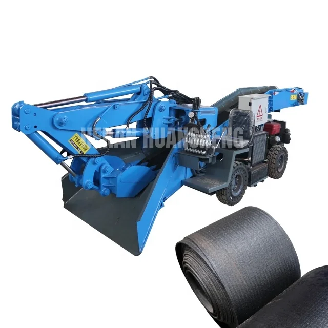 Huansheng Hydraulic Mucking Loader For Mine Mucking Wheeled Loader For Mining Hydraulic Cylinder Front Mucking Loader