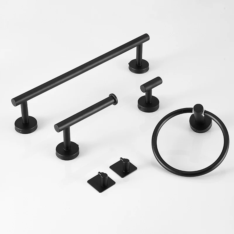 Индивидуальные настенная вешалка для полотенец крючок держатель туалетной бумаги полотенце кольцо оборудования шкаф ванной комнаты из нержавеющей стали набор