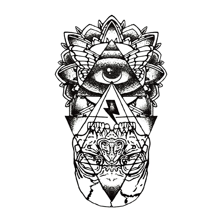 Wholesale Custom Temporary Tattoo Sticker Body Tatuaje Temporal Paper For Men Tatouage Temporaire