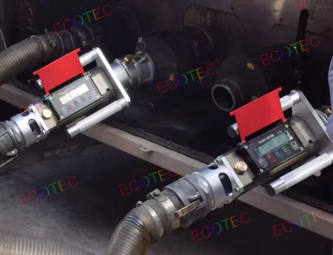Ecotec Petrol Station Equipment Digital Discharging Turbine Flow Meter T80