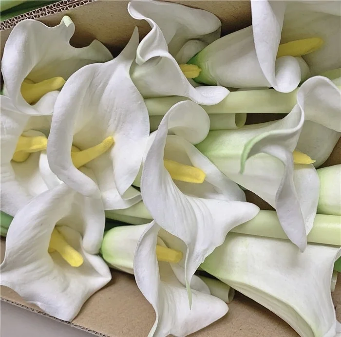 YAYUN W-1033 Wholesale Decorative Large Flower Real Touch Artificial Calla Lily
