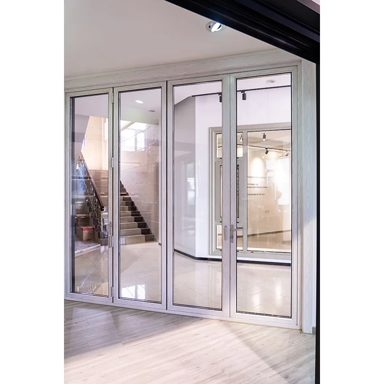 Caravan China Mechanism Frameless Louver Exterior Accessories Screen Bottom Roller Shower Seals Folding Door thermal break