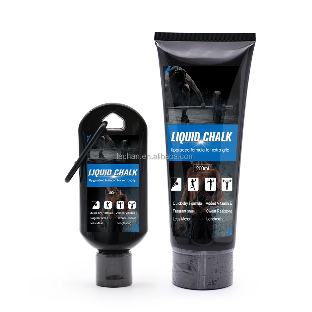 Private Labels Gym Liquid Chalk 50ml 100ml 200ml 250ml Carbon and Magnesium Carbonate for Training and Bodybuilding