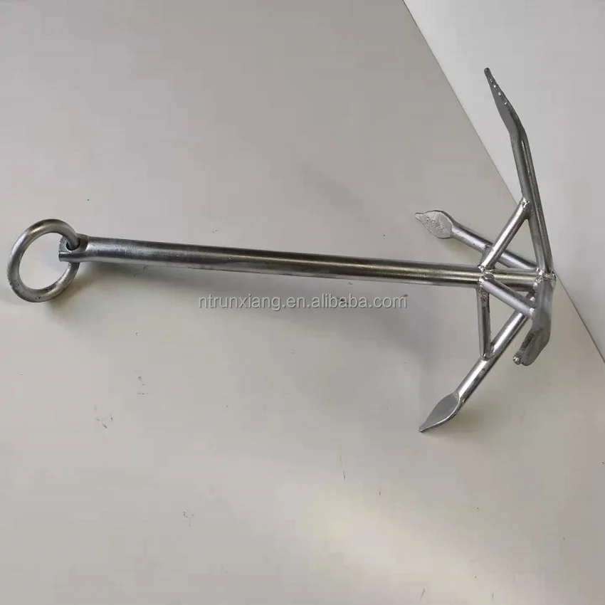 Лодка горячего цинкования морской корабль Fluke Grapnel якорь