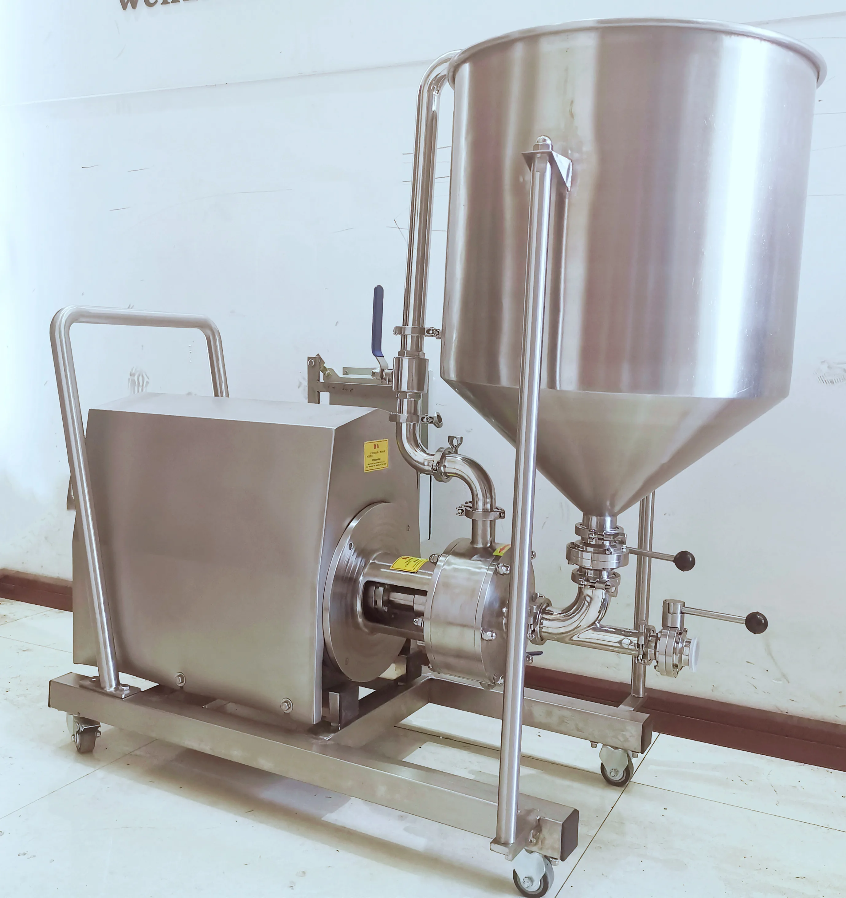 Factory supply inline mixer emulsify pump high shear homogenizer pump
