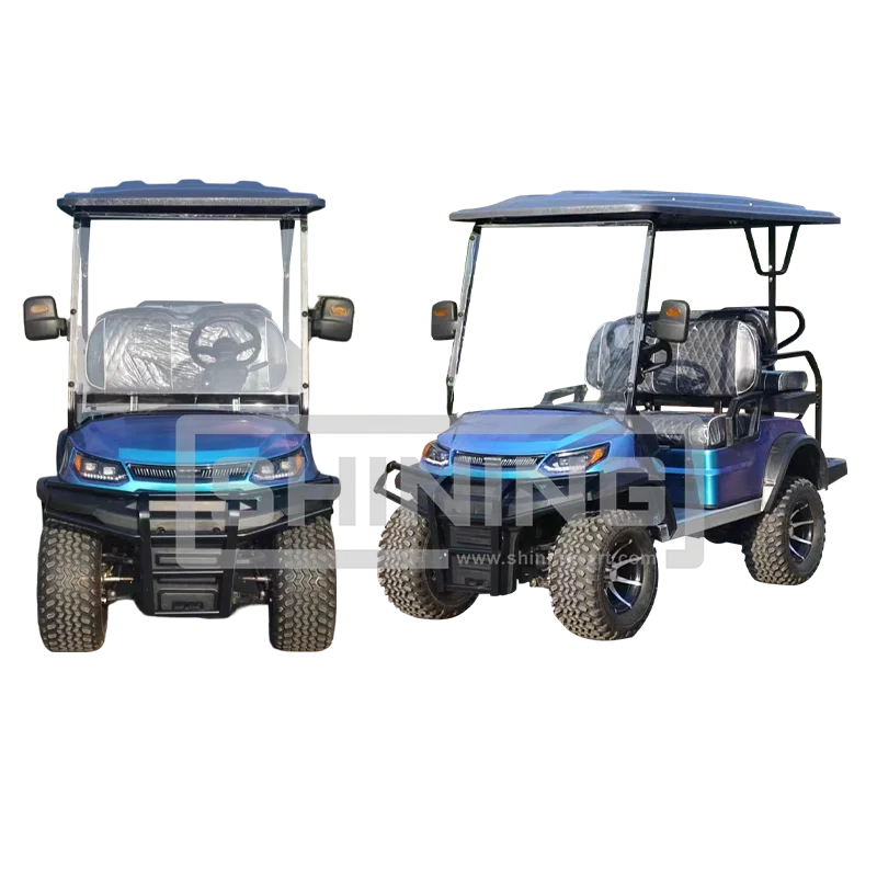 Shining Brand 4 seater electric lifted golf cart battery lithium 48v battery golf cart