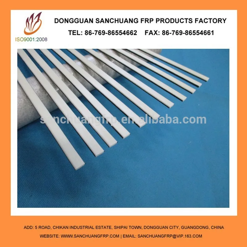 Custom Fiberglass strip Stone reinforced Bar Fiberglass rodding for marble stone