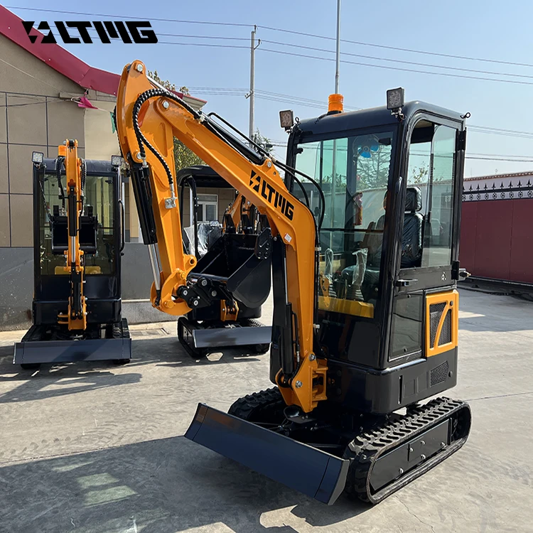 FAST SHIPPING LTE18 MADE IN CHINA 1.8 TON mini small bucket hydraulic crawler excavator low price with side shift