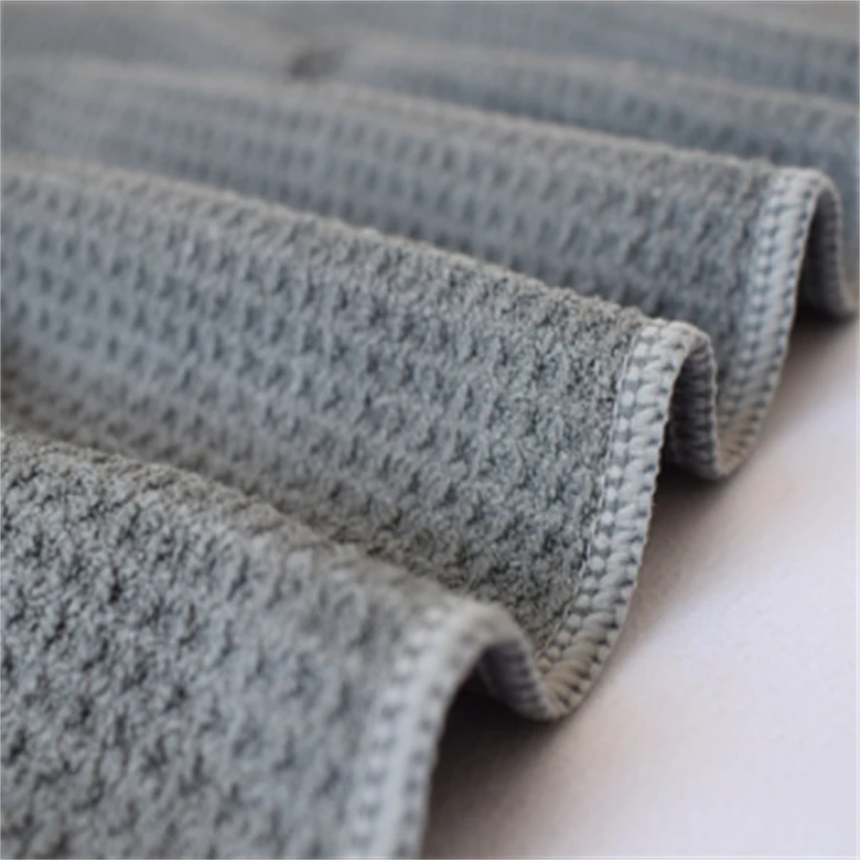 New Design Custom Embroidery Logo Microfiber Magnetic Waffle Golf Towel With Magnet Or Hook