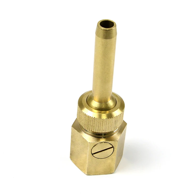 Adjustable Universal Direct Single Copper Brass Waterfall Jet Nozzle Outdoor Music Dancing Fountain for Sale