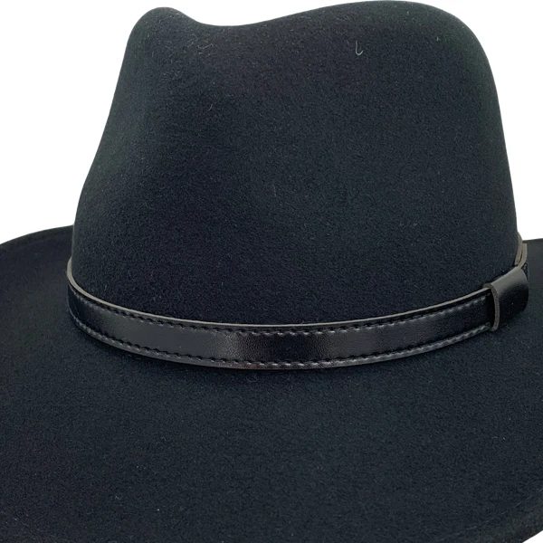 wholesale cheap women 100% wool felt stetson lemmy cowboy hats for sale