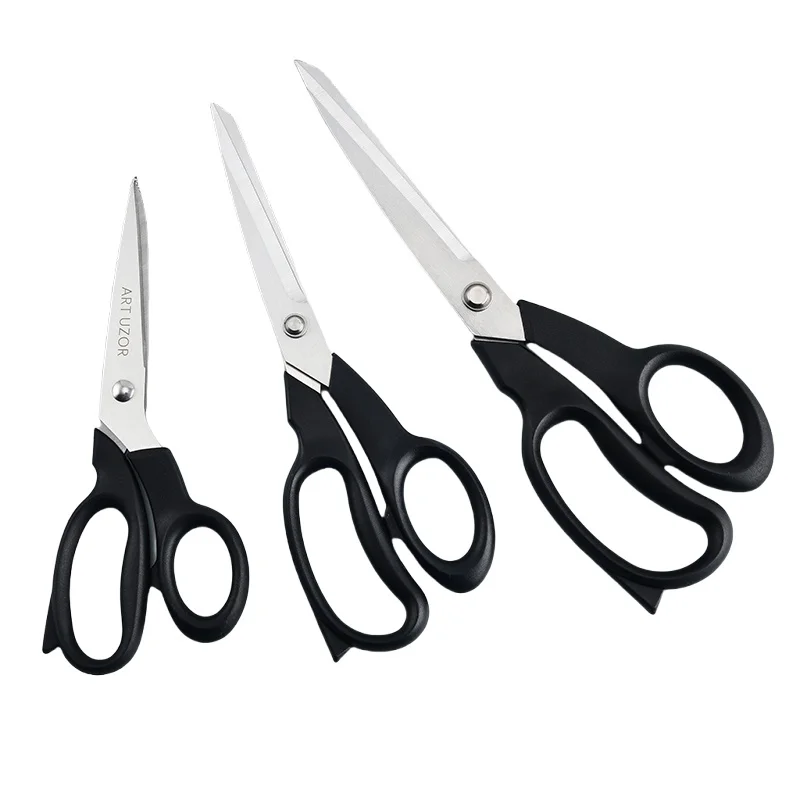 Brand New Students Paper Cutting Scissors Stainless Steel Sewing Scissors With Abs Handle
