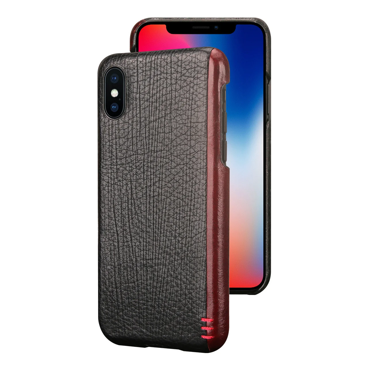
High End Leather Phone Cover Mobile Phone Case Back Cover For Iphone X 