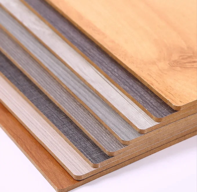 Favorable Price MDF Manufacturers Decorative melamine MDF Board Use For Furniture