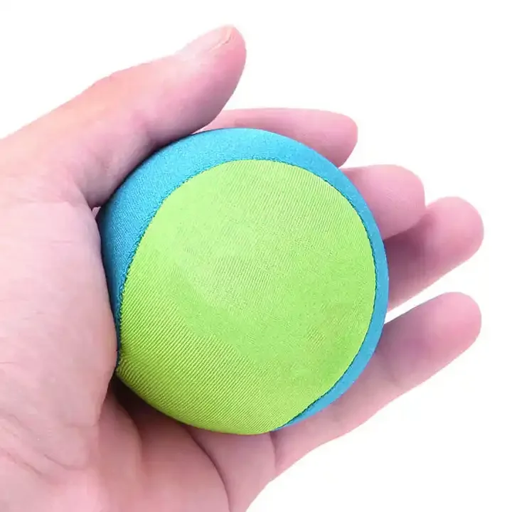 TPR Soft Plastic Bag Cloth Ball Beach Elastic Ball Fitness Stress Relief Play Water Boucing Ball