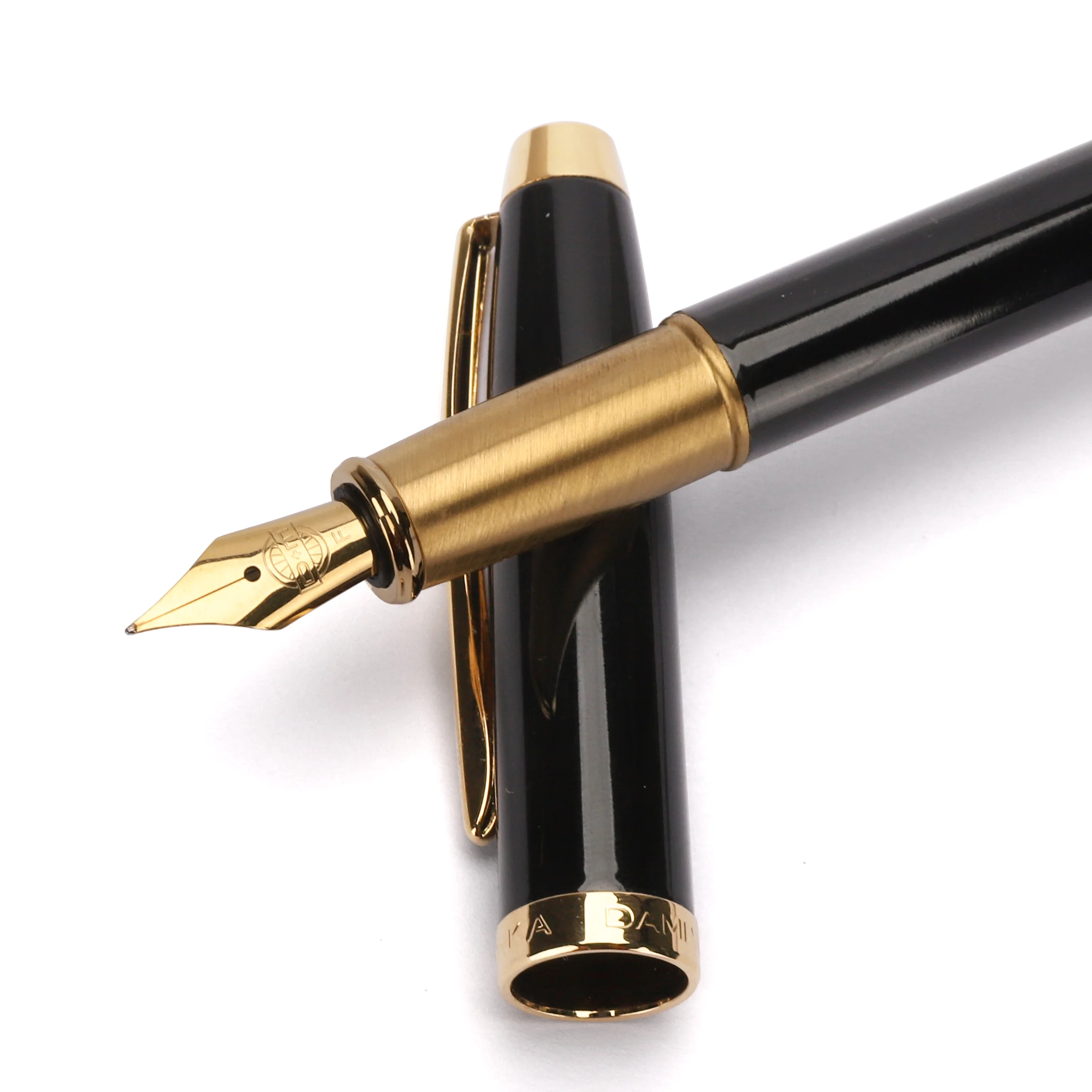 Famous Brand Same Style Premium Fountain Pen with Golden Plating Trim Tip Grip