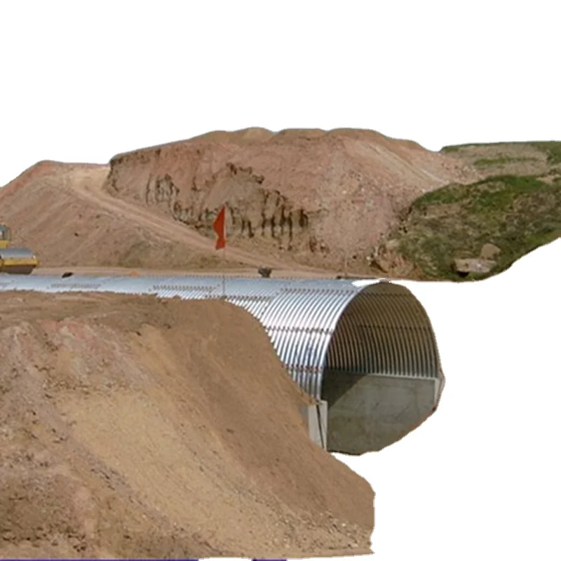 Large Diameter Corrugated Galvanized Metal Steel Culvert Pipes Tube Price