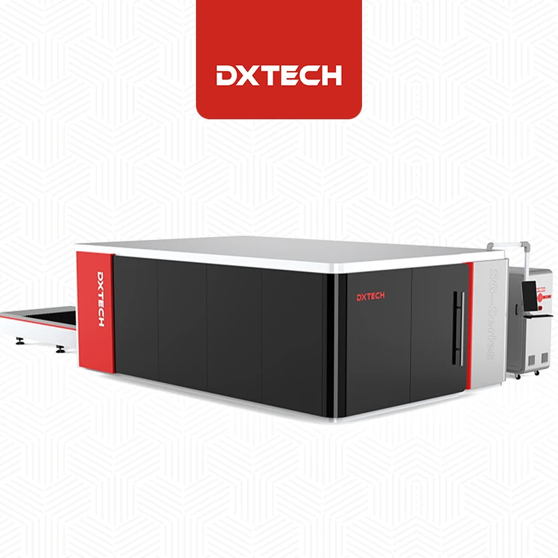 Dxtech Модернизированный 6000 ватт листового металла 20 мм алюминиевая волоконная лазерная машина для резки