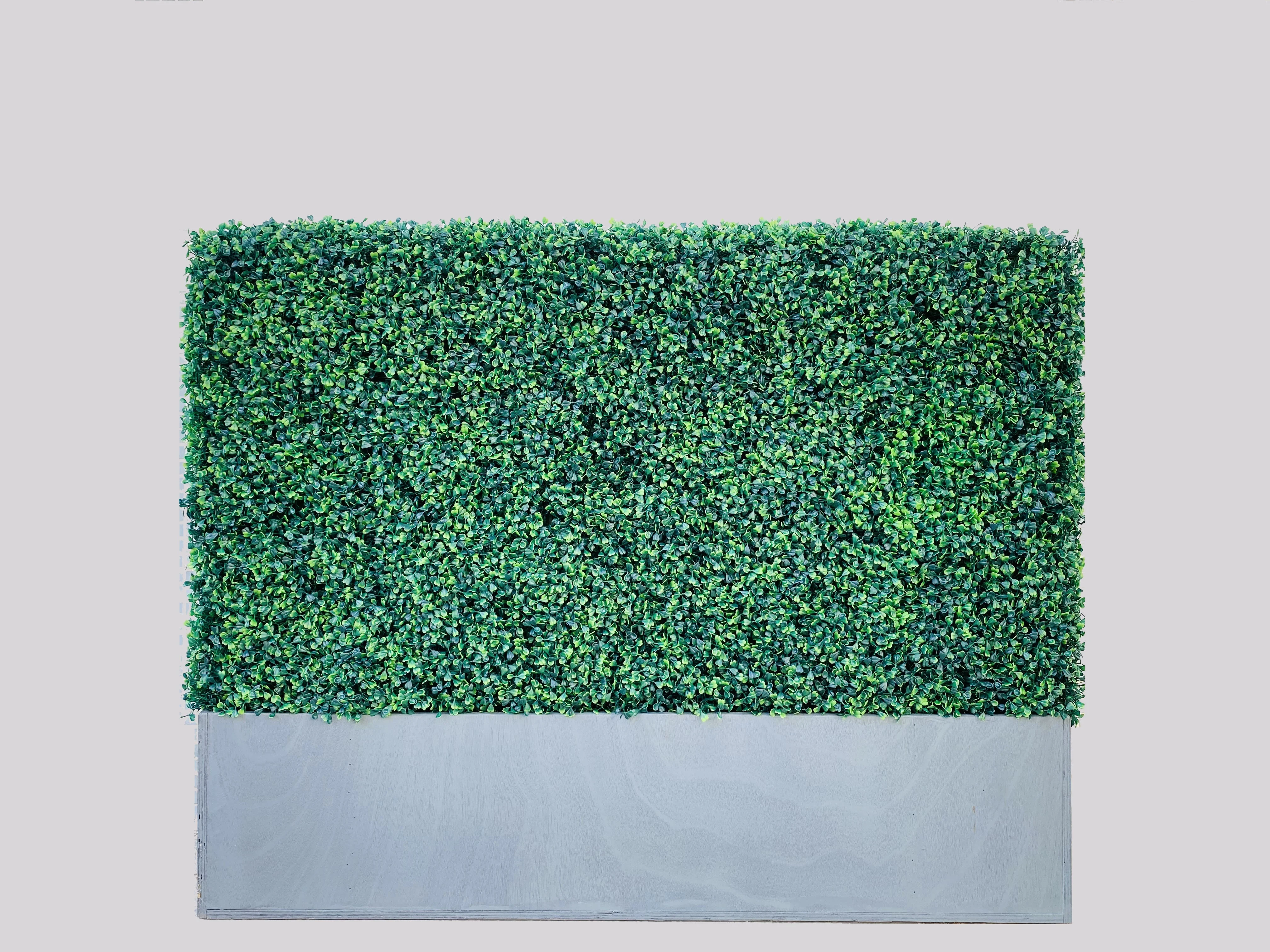 artificial plant boxwood hedge wall panels free size faux greenney grass  balcony with uv protected outdoor indoor plant