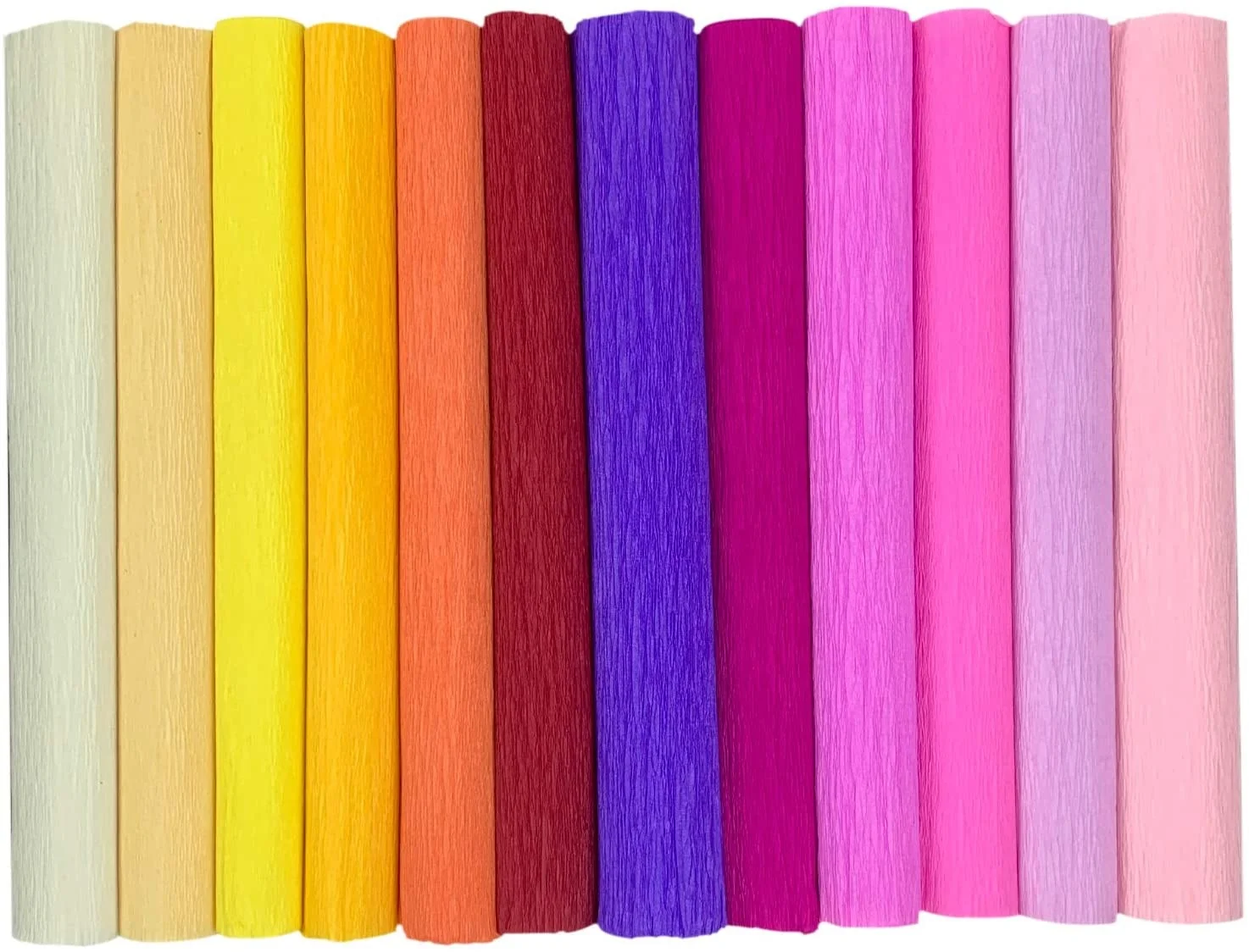 Factory price beautiful coloured flower wrapping roll decoration crepe paper