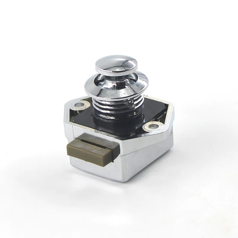 Motorhome RV Caravan Boat Yacht Cut-out Size 20mm White Mini Push Lock Push Latch ambulance