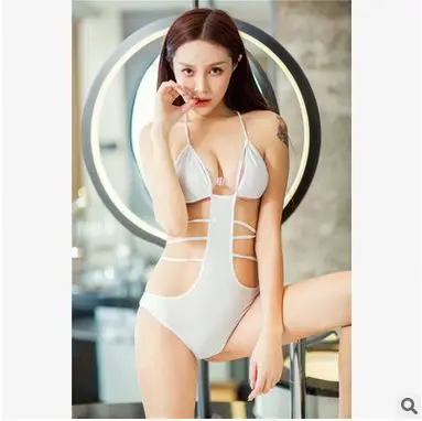 Hot style Japanese sexy one piece  shows buttock underwear jumpsuit lingerie