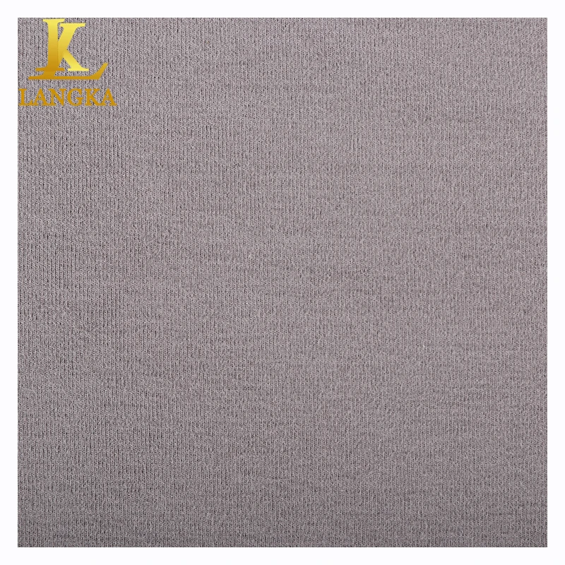 Langka medium weight multiple color 92 cotton 8 spandex lycra 1x1 rib knit fabric