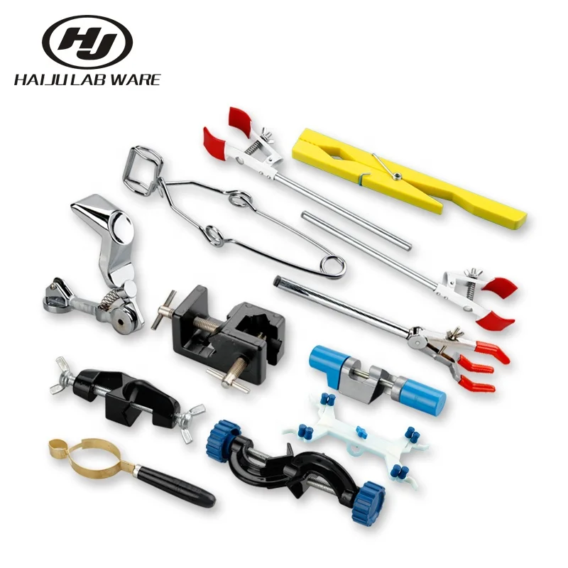 HAIJU Laboratory Educational Stands Support and Lab Clamp Flask Clamp Condenser Clamp Stands,Laboratory Items