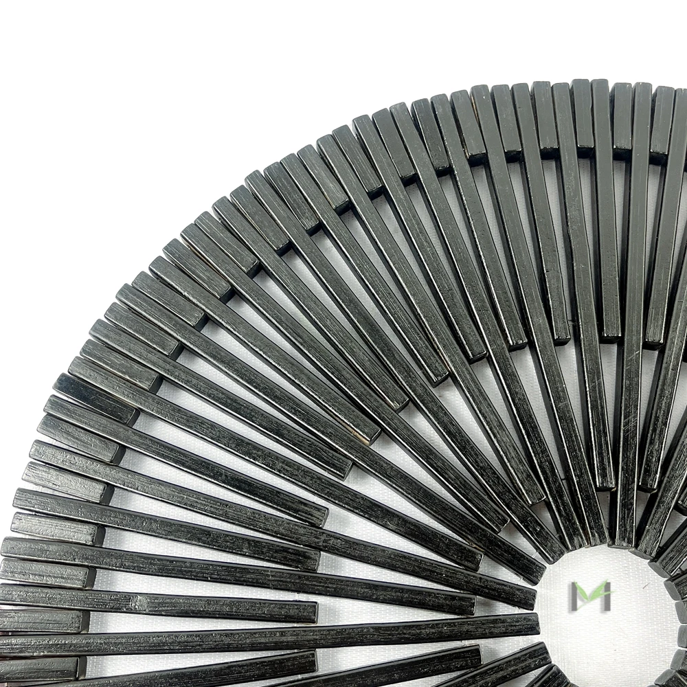 Custom Color Bamboo Trivet Mat , Round Hot Resistance Pot Holder ,Table Mats for Dining Tables