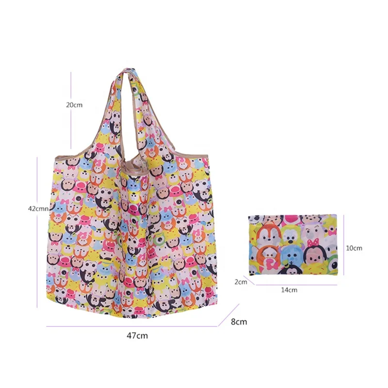 
Cheap heavy duty shopping bag waterproof grocery bag nylon vest bag 