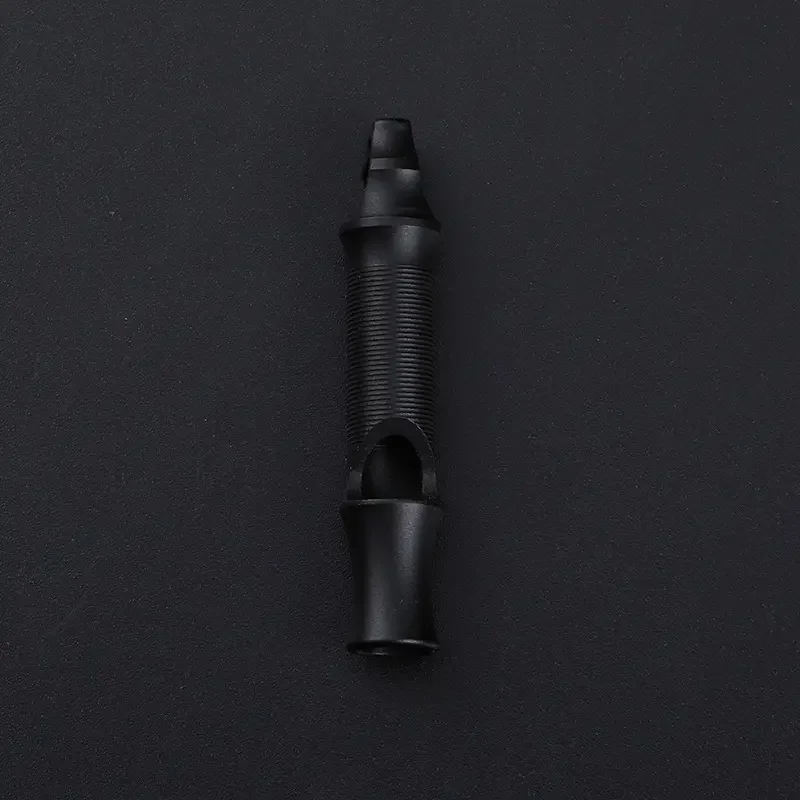 Factory wholesale EDC Whistle aluminium Training supplies whistle referee High-frequency explosive sound whistles with lanyard
