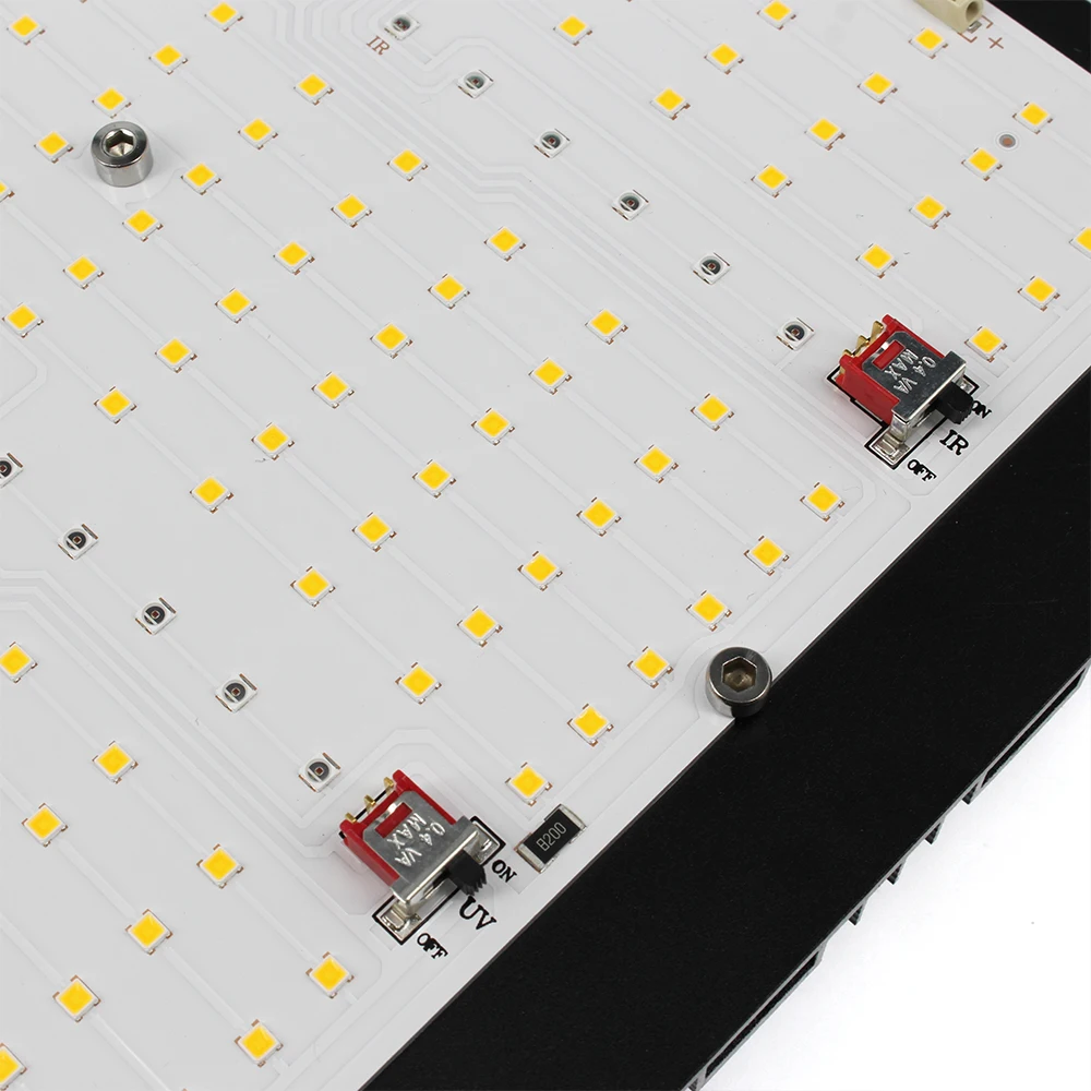 2022 new 240W separated full spectrum led board grow light Meanwell dimmable elg driver UV IR switchable