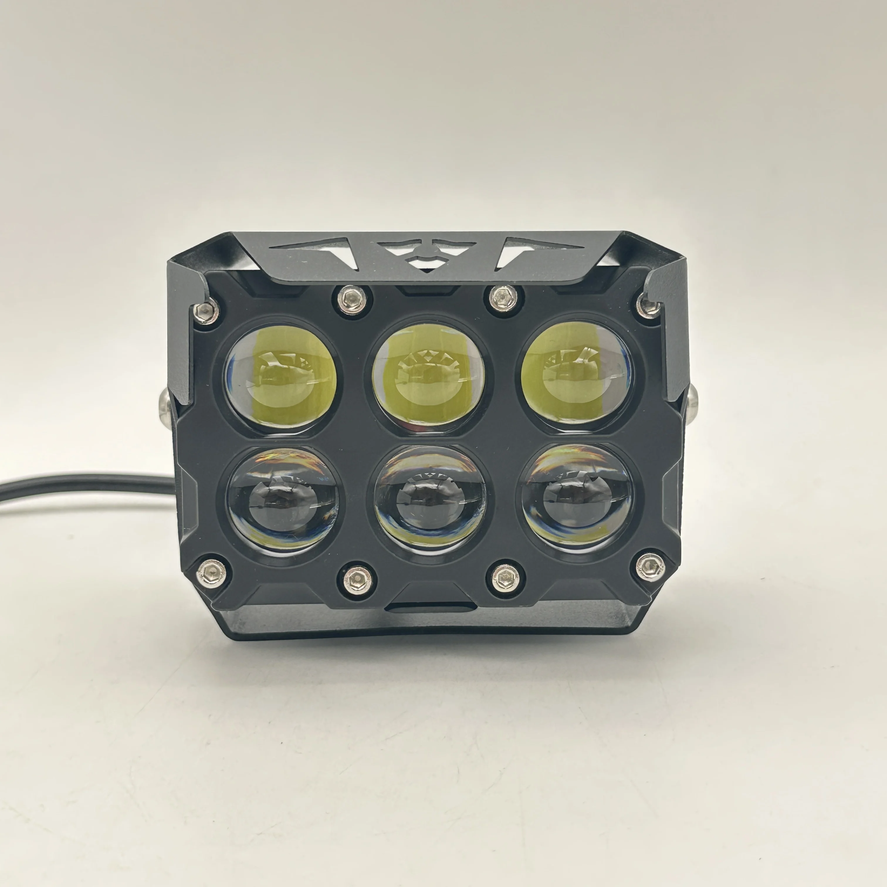 NEWWIND светодиодная фара для мотоцикла, 6 высокоярких бусин, аксессуары для системы дальнего и ближнего света, горячая Распродажа, двойные цвета