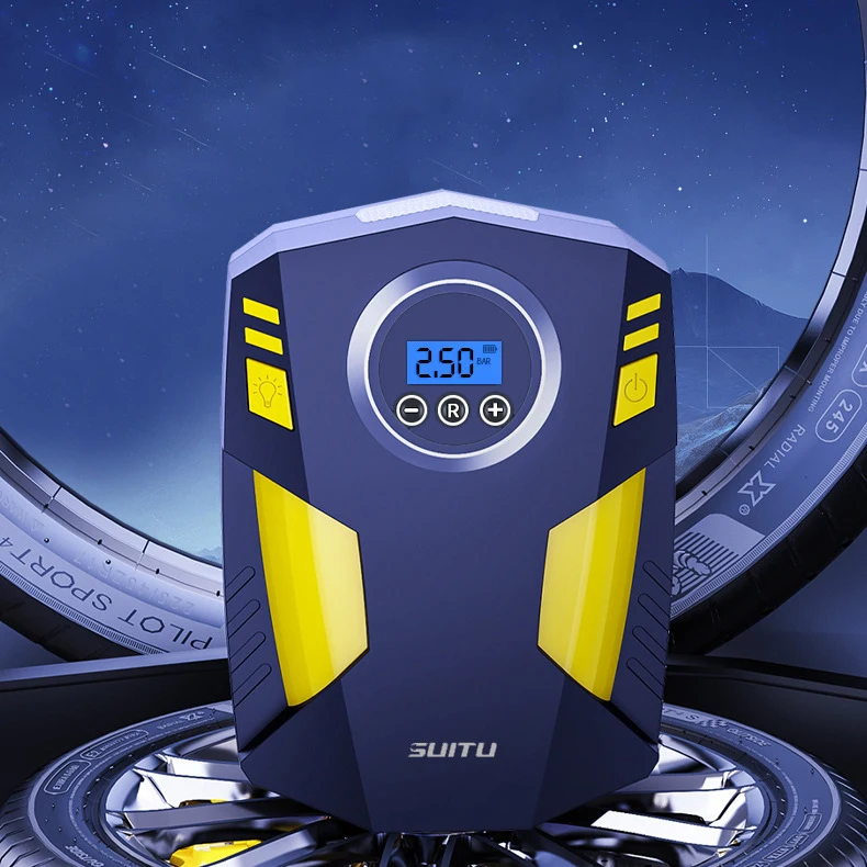 Portable 150 PSI Car Air Compressor Digital Tire Inflator Pump DC 12 Volt Car Air Pump for Auto Car Motorcycles Bicycles