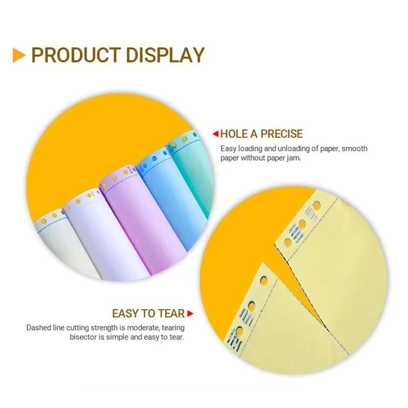 Fabricant continu sans carbone ordinateur copie papier NCR facture papier dimpression