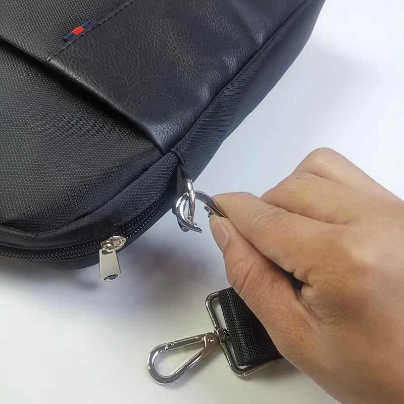 Wholesale Office Single Shoulder Laptop Business Waterproof Canvas Briefcase Mens Messenger Bag