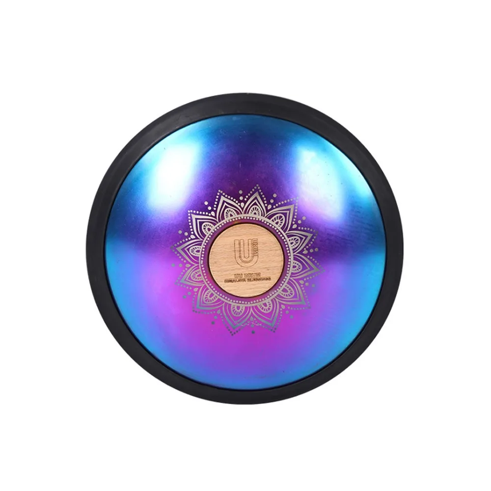 JELO JY- DJ0007 UU Carbon Steel Handpan Tongue Drum A/C/D/E/F/G/A/C/D Scale handpan hand pan musical instrument Colourful Drum