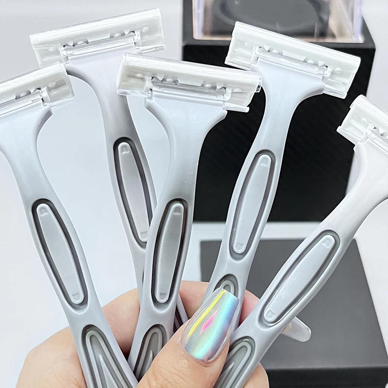 Private Label New Design 5pcs/Set Shaver Razor Flexible Triple Blades Razor Men Face Hair Shaver Trimmer Razor for Body SY313