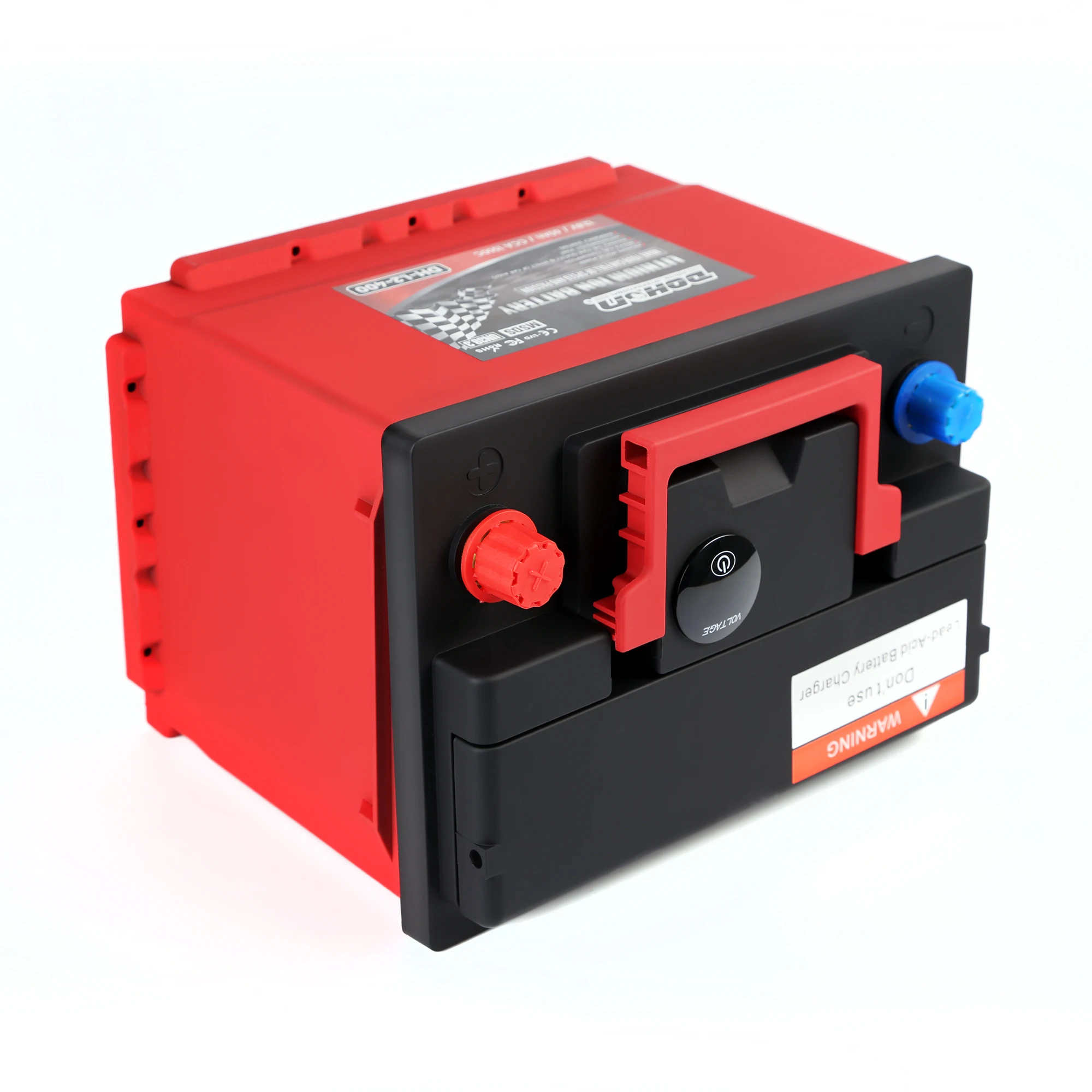 L2-400 DIN type 12V 24V 100Ah Bms Lifepo4 Solar Phosphate Battery for European car lithium battery for racing car