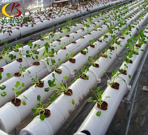 Multilayer Plant Rack Vertical Pipe Hydroponic Growing System for Greenhouse Planting