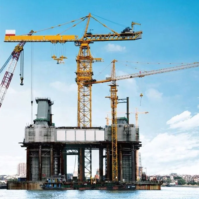 Beat price XGA6515-8S XCM G 8t 65m jib length hammer head tower crane qtz125 for sale in dubai