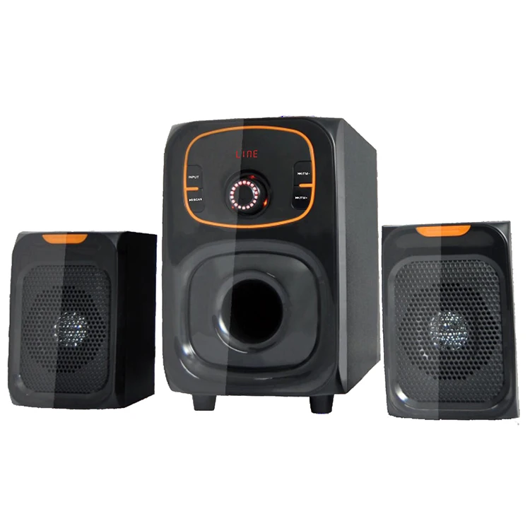 Audmic mini portable  subwoofer speaker with bluetooth remote control home theatre