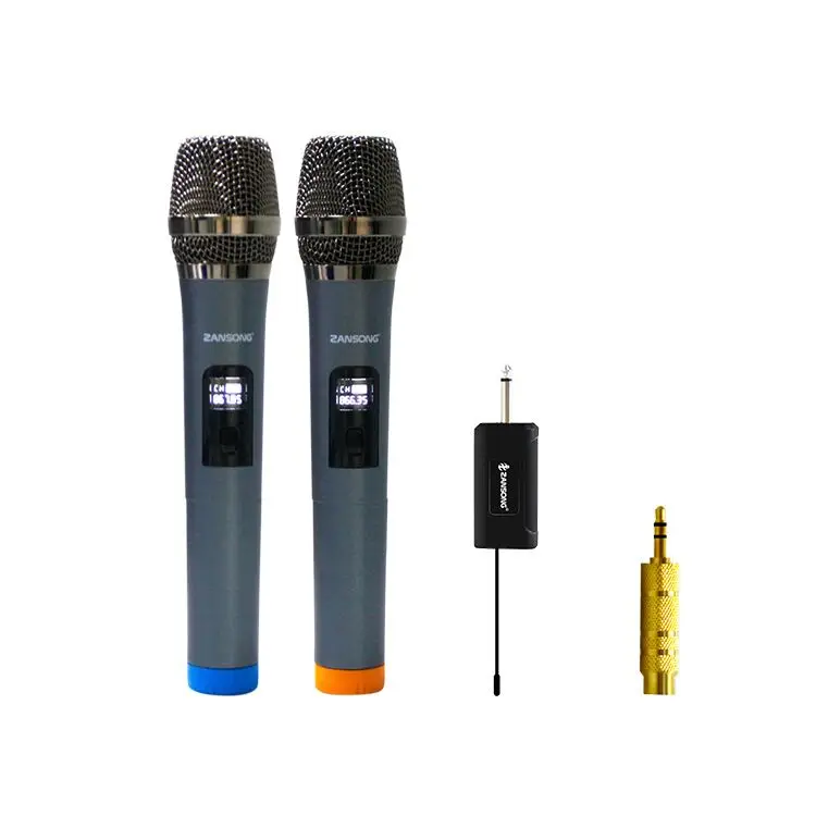 
Wireless Microphone V19 One tow two Microphone Receiver Audio Cable Teaching Conference hand-held moving coil microphone 