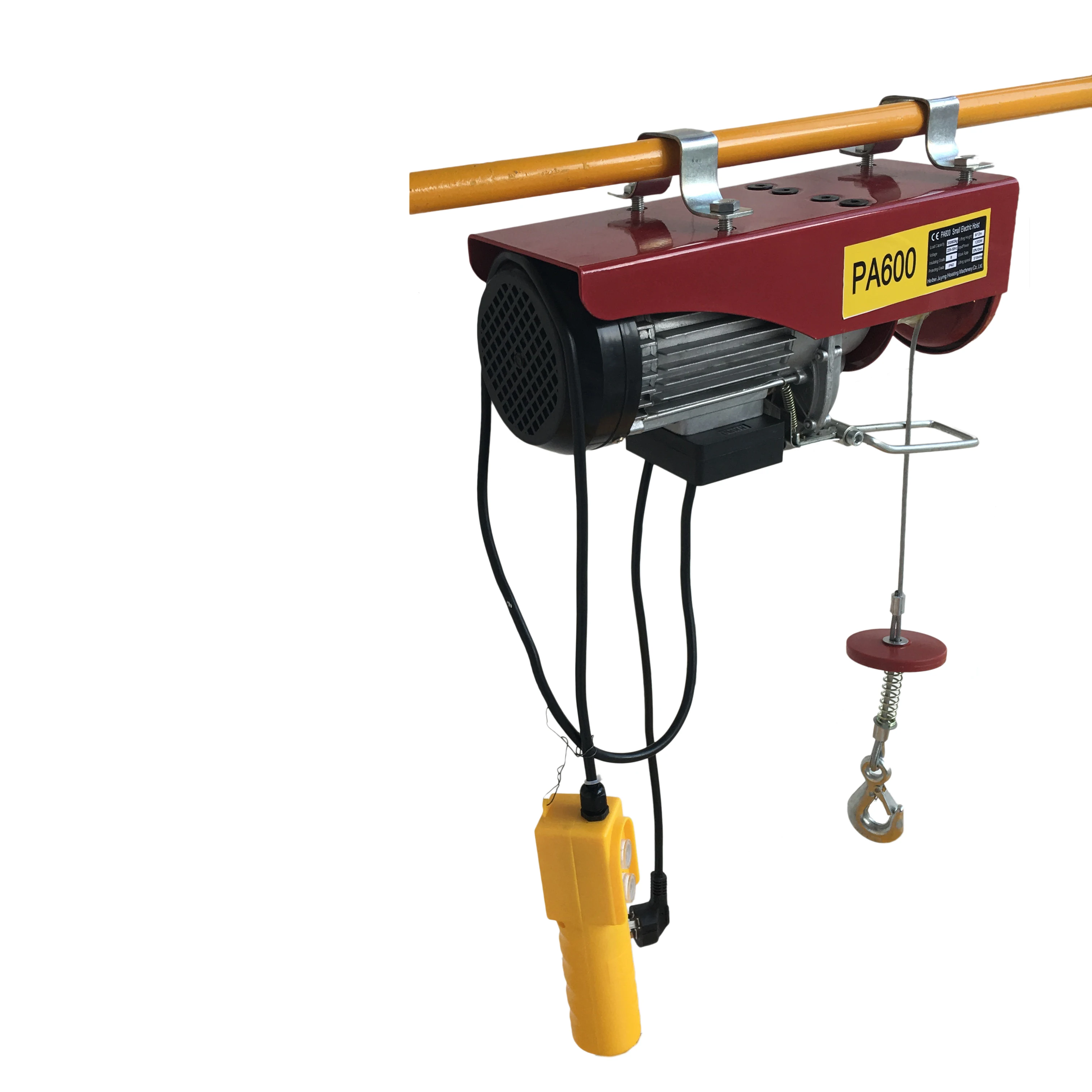 200kg to 1200kg PA mini electric cable winch with 100% copper motor