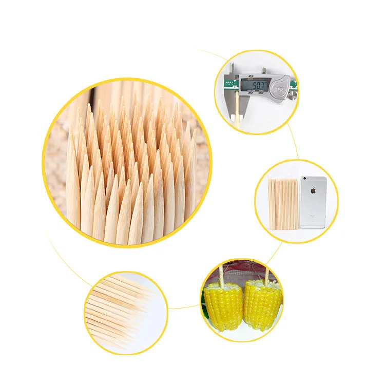 bamboo wood stick bbq 5mm corn bamboo skewer 12cm 14cm 18cm
