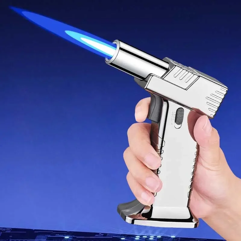 Высокая температура зажигания Spitfire уличный ветрозащитный пистолет Зажигалка многоразовая Бутановая газовая зажигалка с предохранительным замком