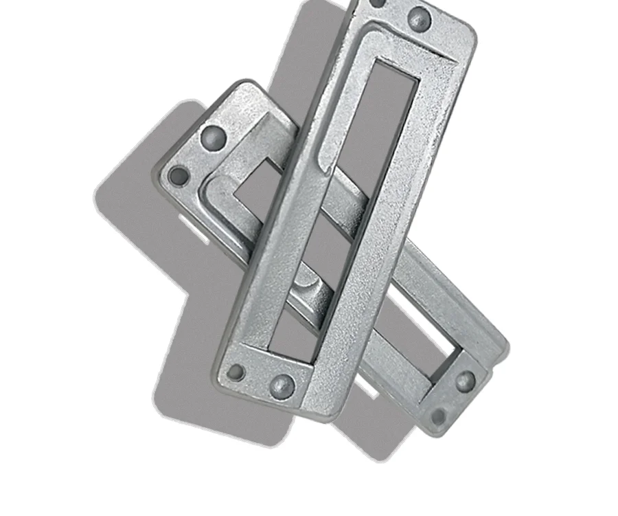 Flat head keyhole press foot base plate