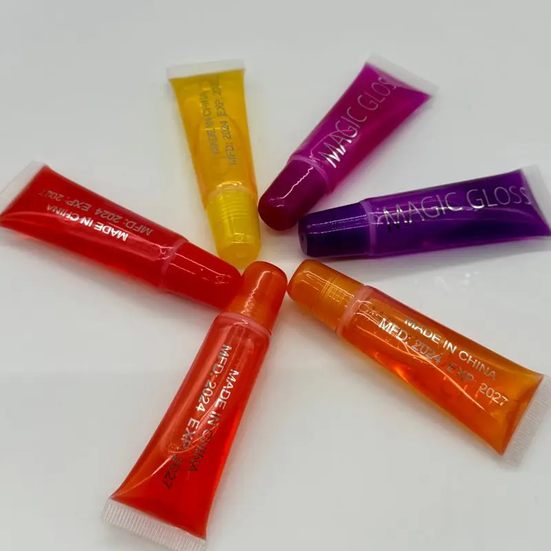 Private Label Vitamin E Anti-Aging Deep Hydration Tinted Color SPF 30 Lip Balm Lip Gloss With Sea Moss